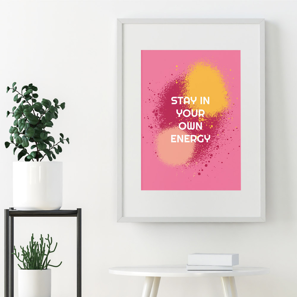 framed motivational wall art