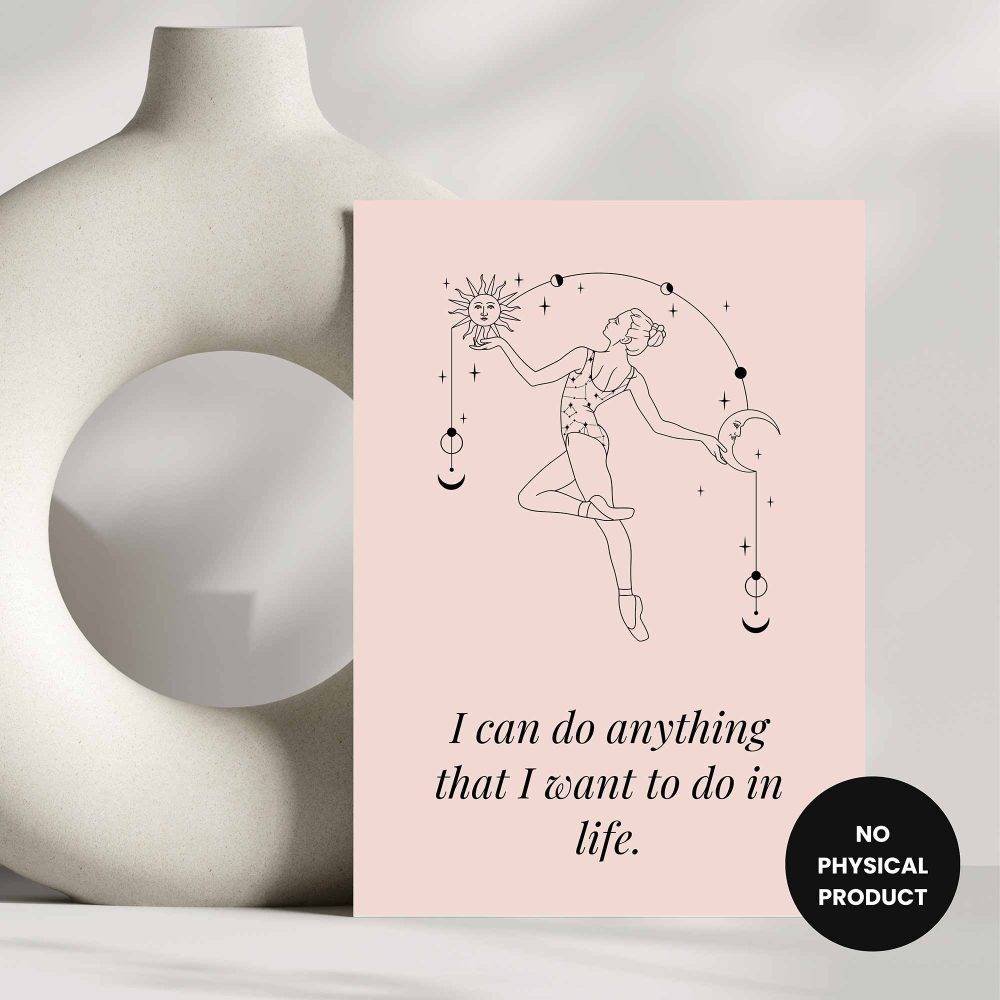 Printable Affirmation Cards for Women - Feminine Energy