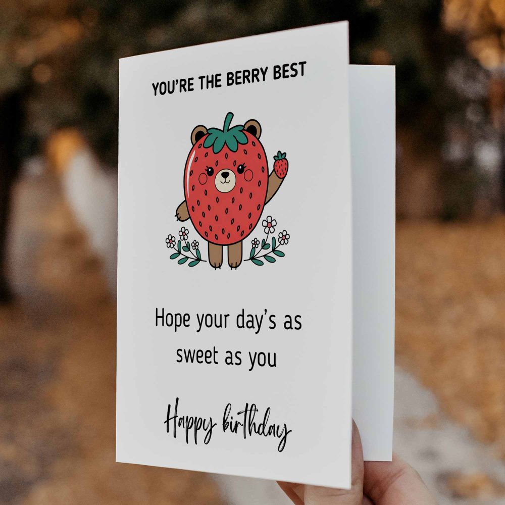 funny birthday cards - berry best