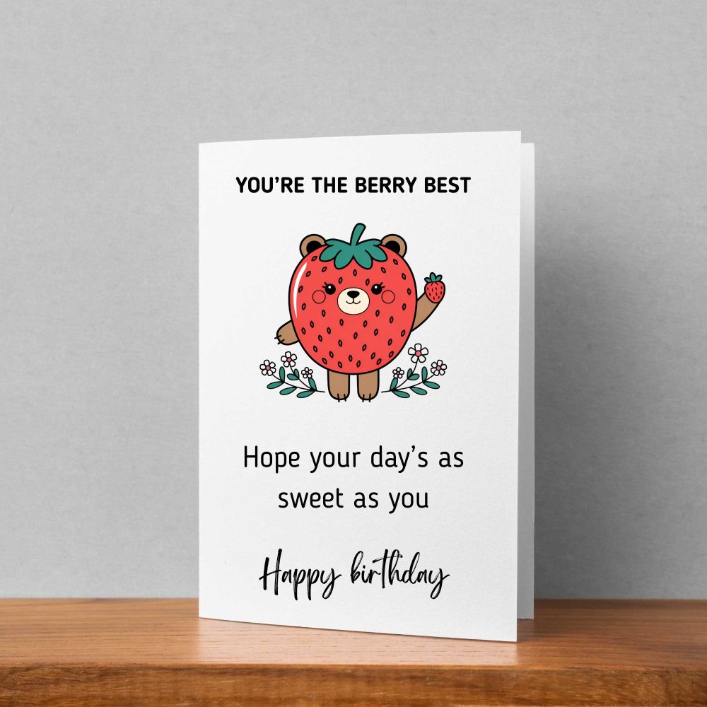 Printable Funny Birthday Cards - Berry Best - Image 4