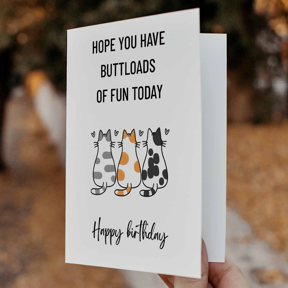 funny birthday cards - buttloads of fun