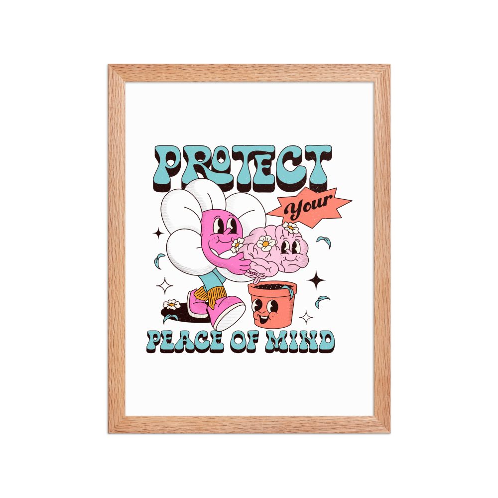 Peace of Mind Framed Mental Health Poster - Image 6