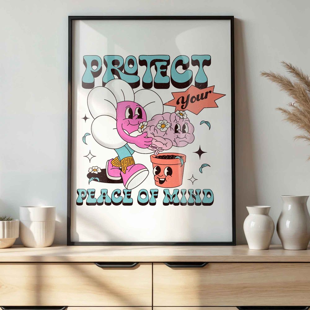 mental health poster peace of mind
