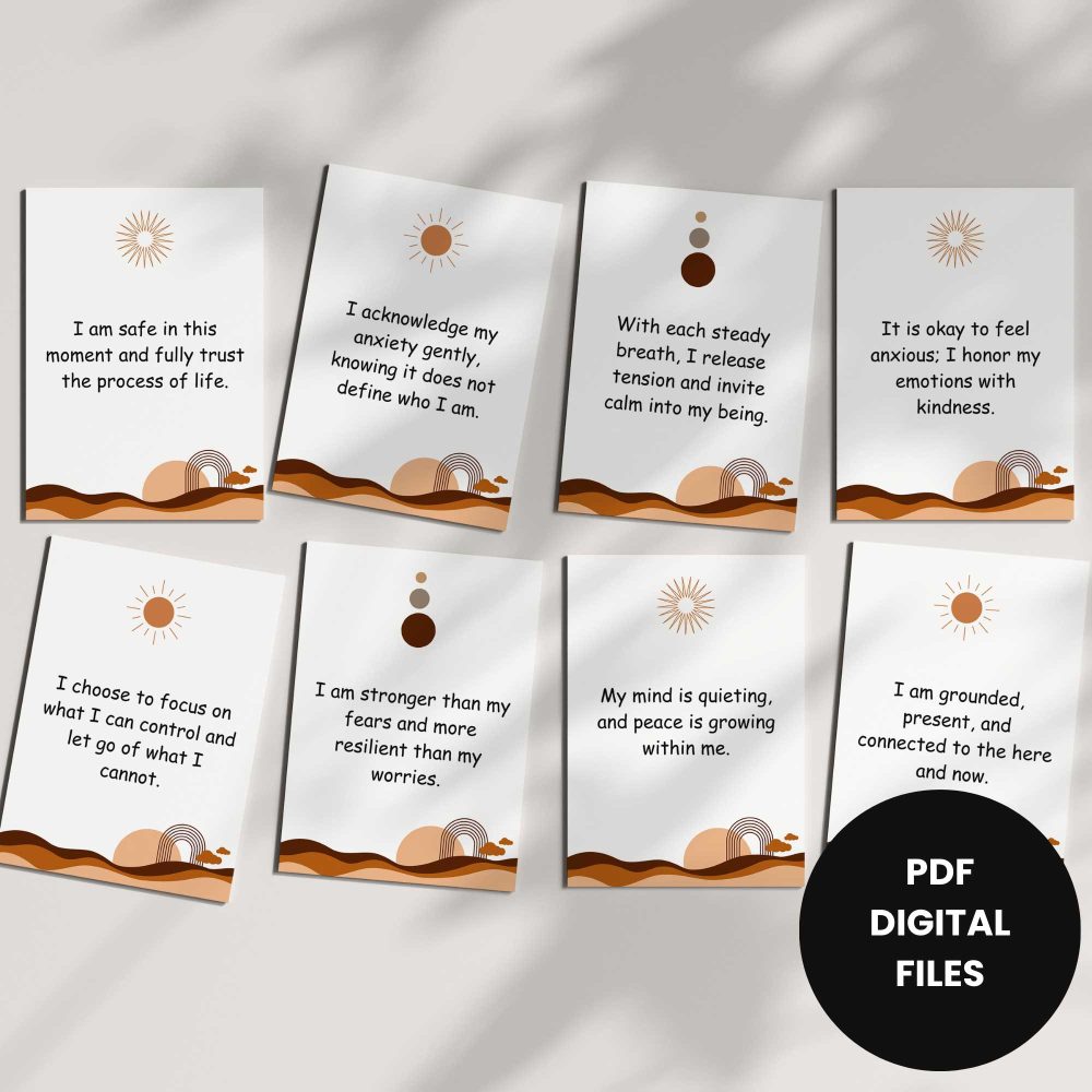 Printable Anxiety Affirmation Cards - Image 3