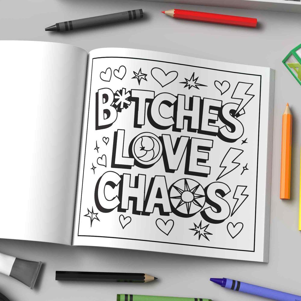 cuss word coloring pages for adults
